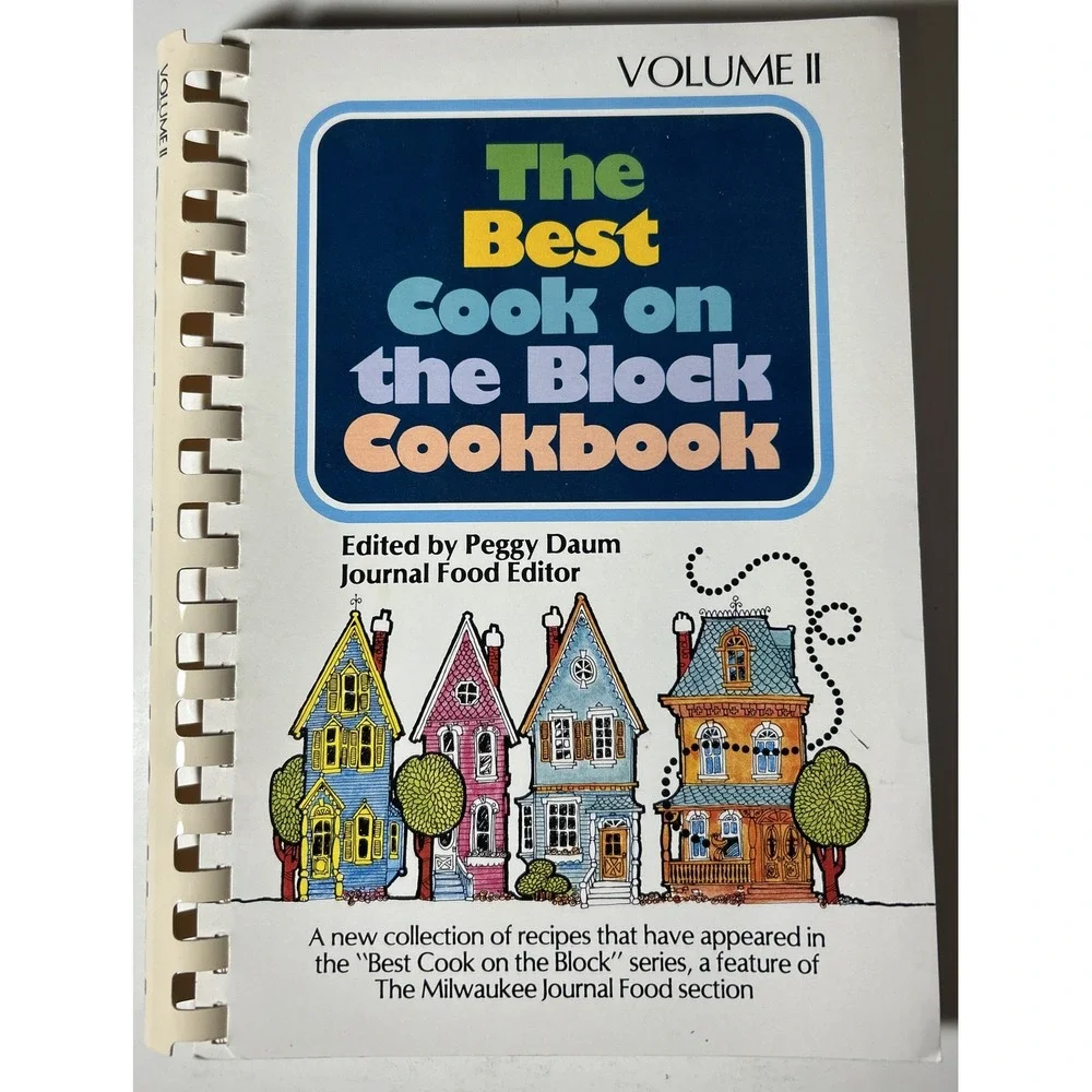 The‎ Best Cook on the Block Cookbook Volume II -1987 - By The Milwaukee Journal